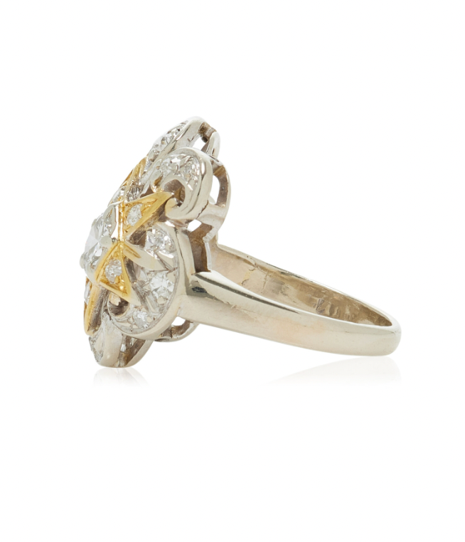 Shooting Star Diamond Ring
