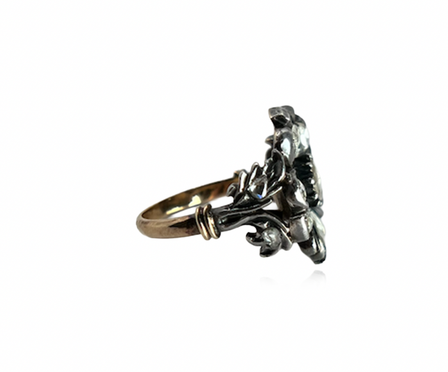 Edwardian Rose-Cut Diamond Ring