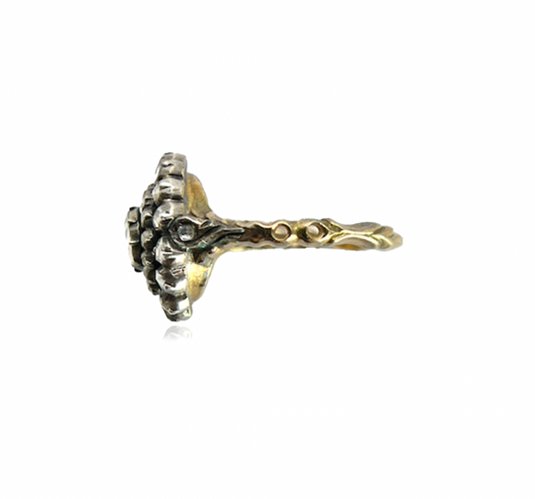 Rose Cut Diamond Ring