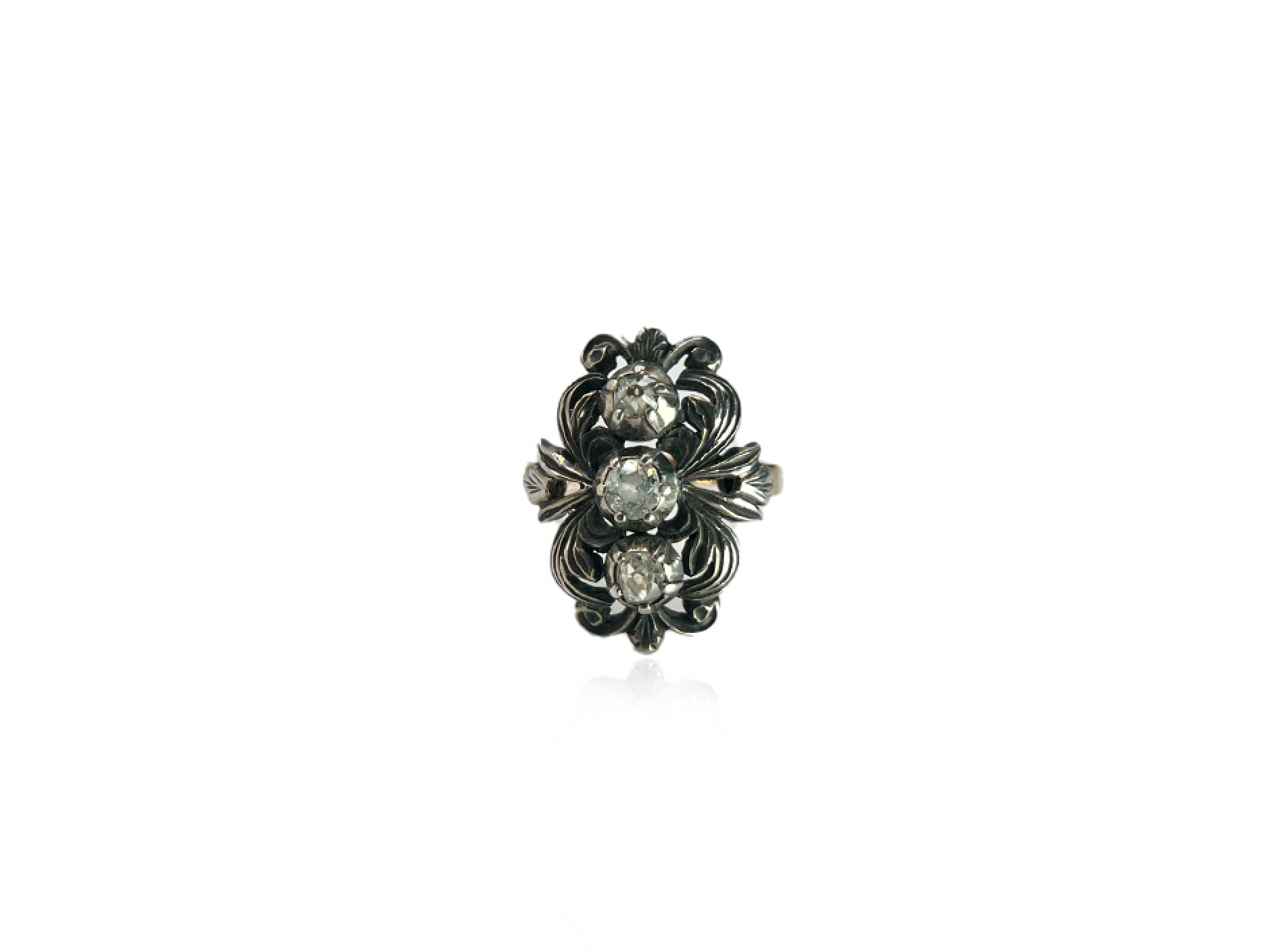 Danish Rose Cut Diamond Ring