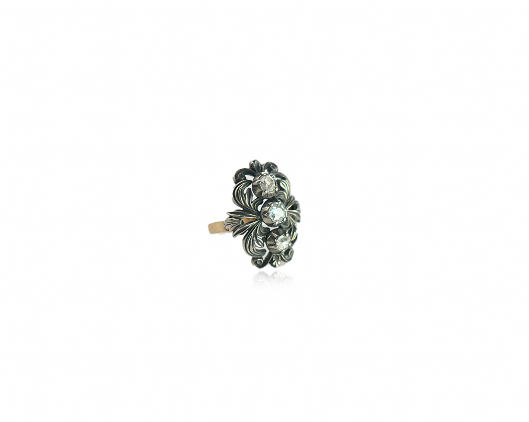 Danish Rose Cut Diamond Ring