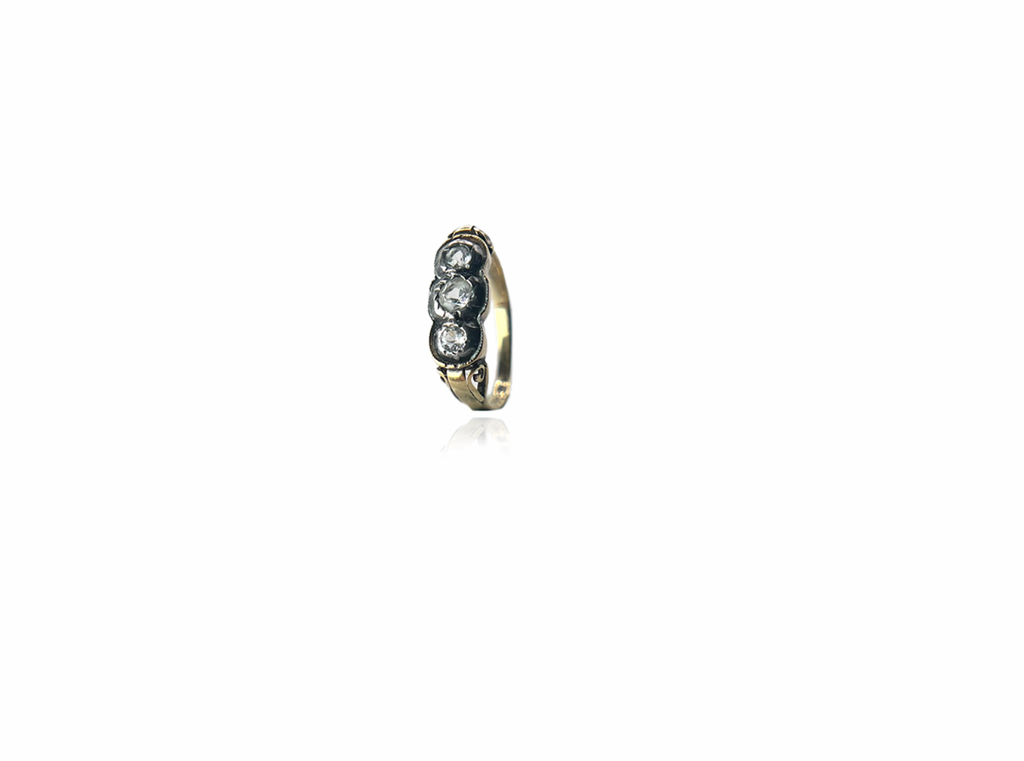 Rose Cut Diamond Ring
