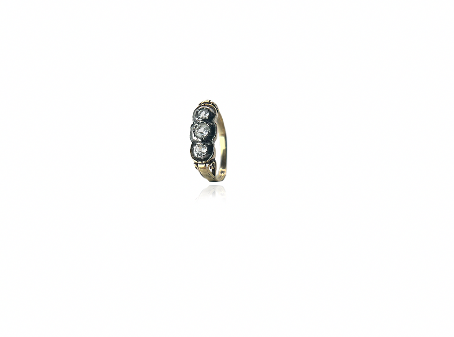 Rose Cut Diamond Ring