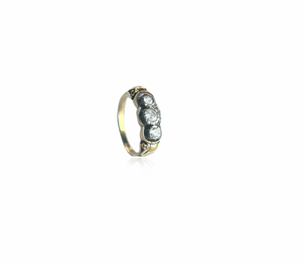Rose Cut Diamond Ring