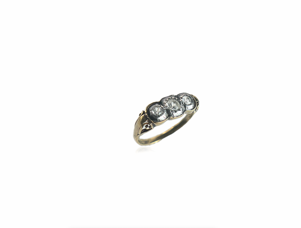 Rose Cut Diamond Ring