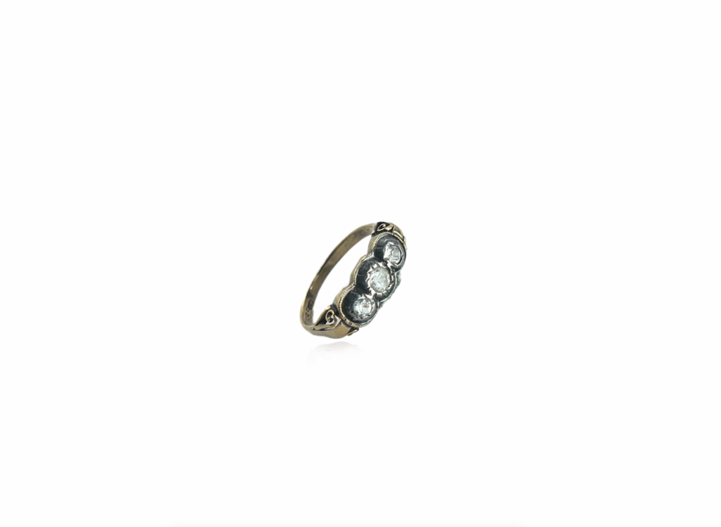Rose Cut Diamond Ring