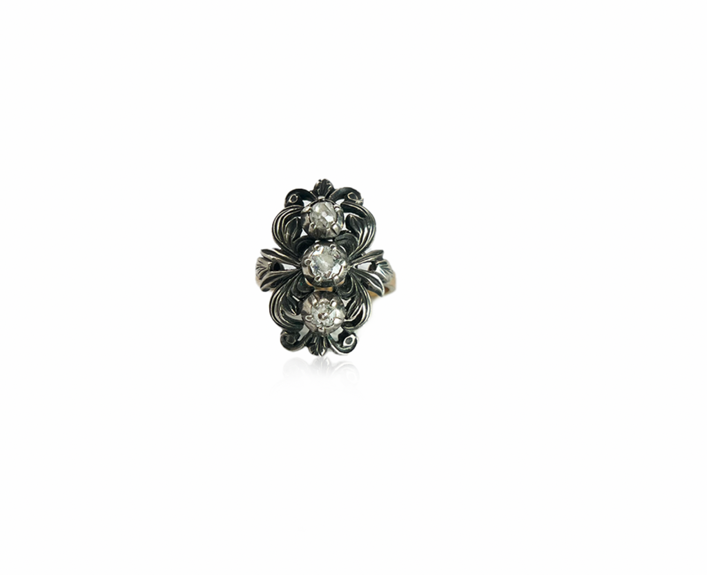 Danish Rose Cut Diamond Ring