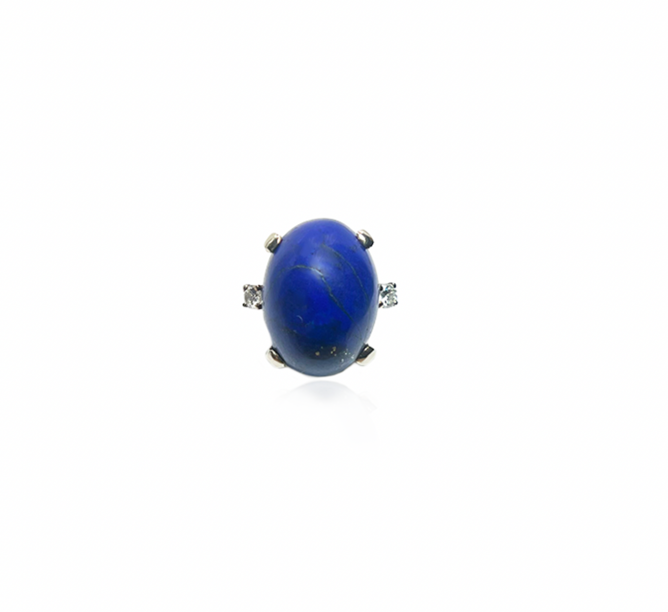 Lapis and Diamond Ring