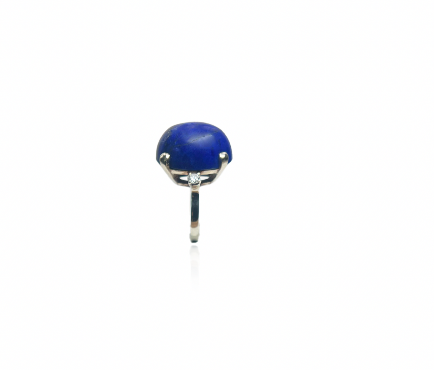 Lapis and Diamond Ring