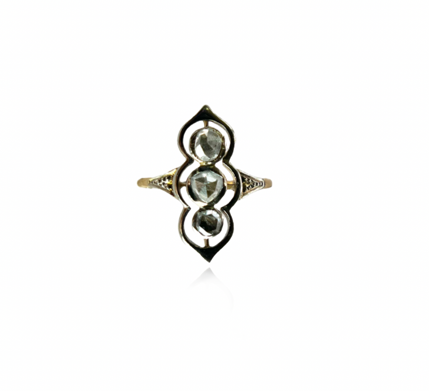 Rose Cut Diamond Ring