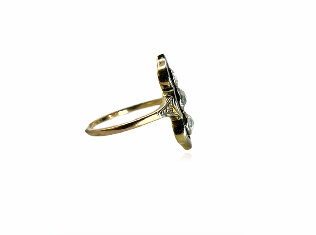 Rose Cut Diamond Ring