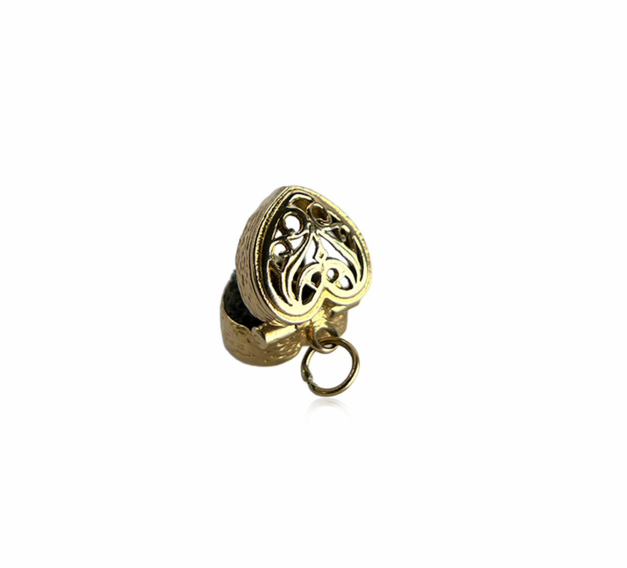 French Promise Ring in Heart Charm Box