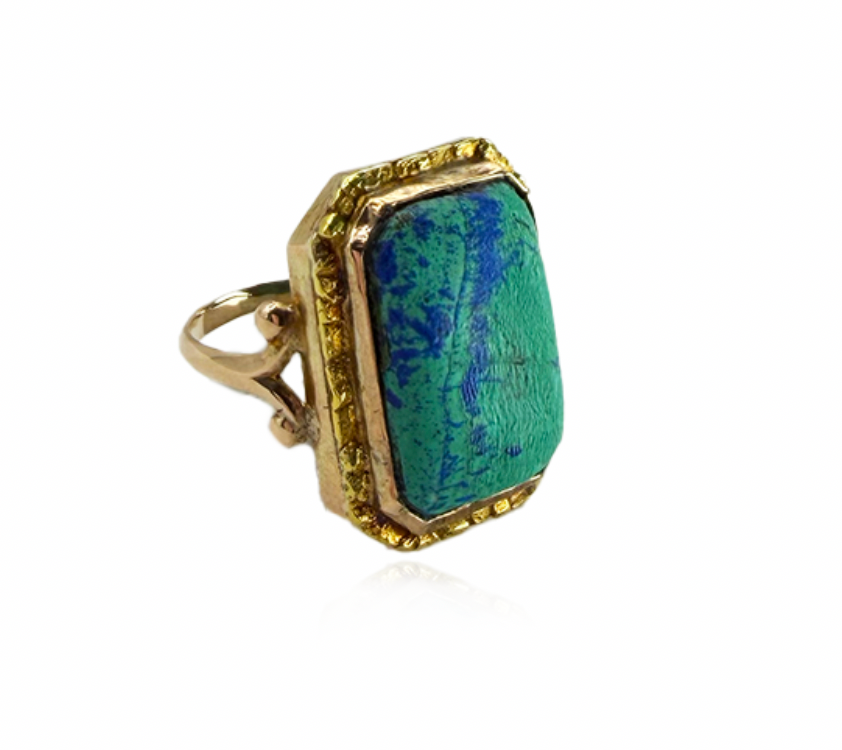 Gold Turquoise Ring