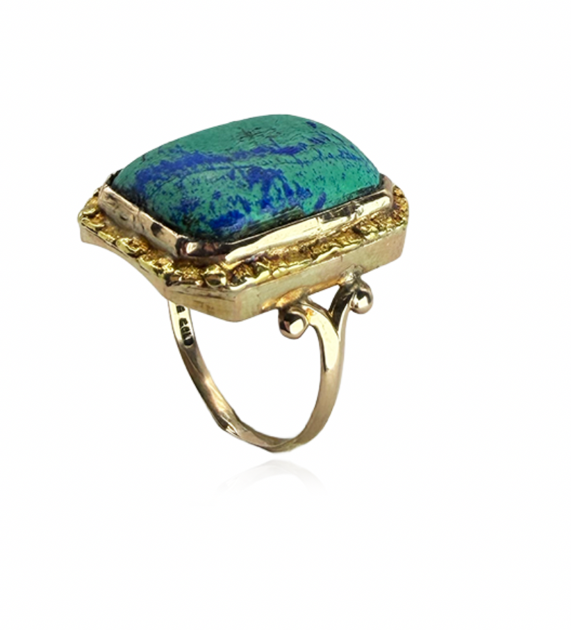 Gold Turquoise Ring