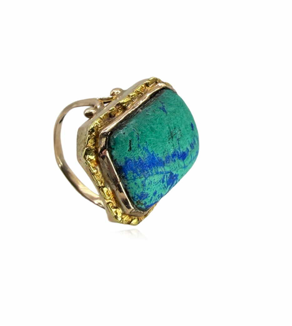 Gold Turquoise Ring
