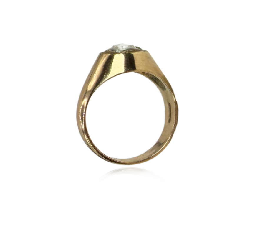 Rose Cut Diamond Ring