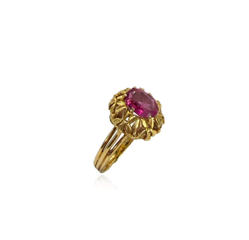 Pink Sapphire Ring