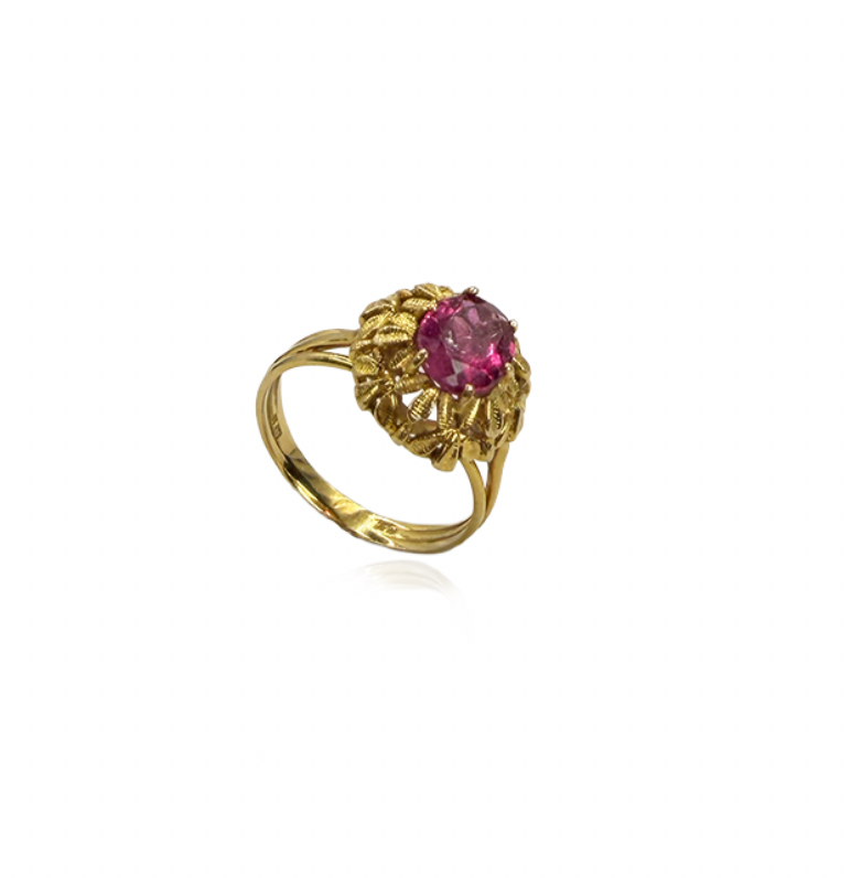 Pink Sapphire Ring