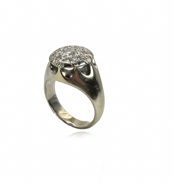 Chunky Diamond Ring