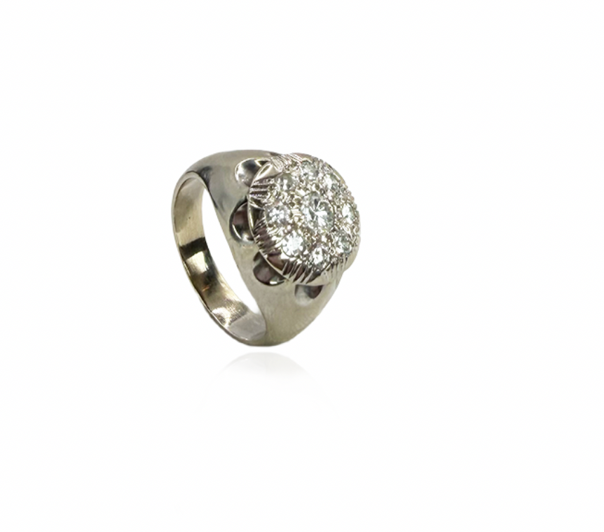 Chunky Diamond Ring