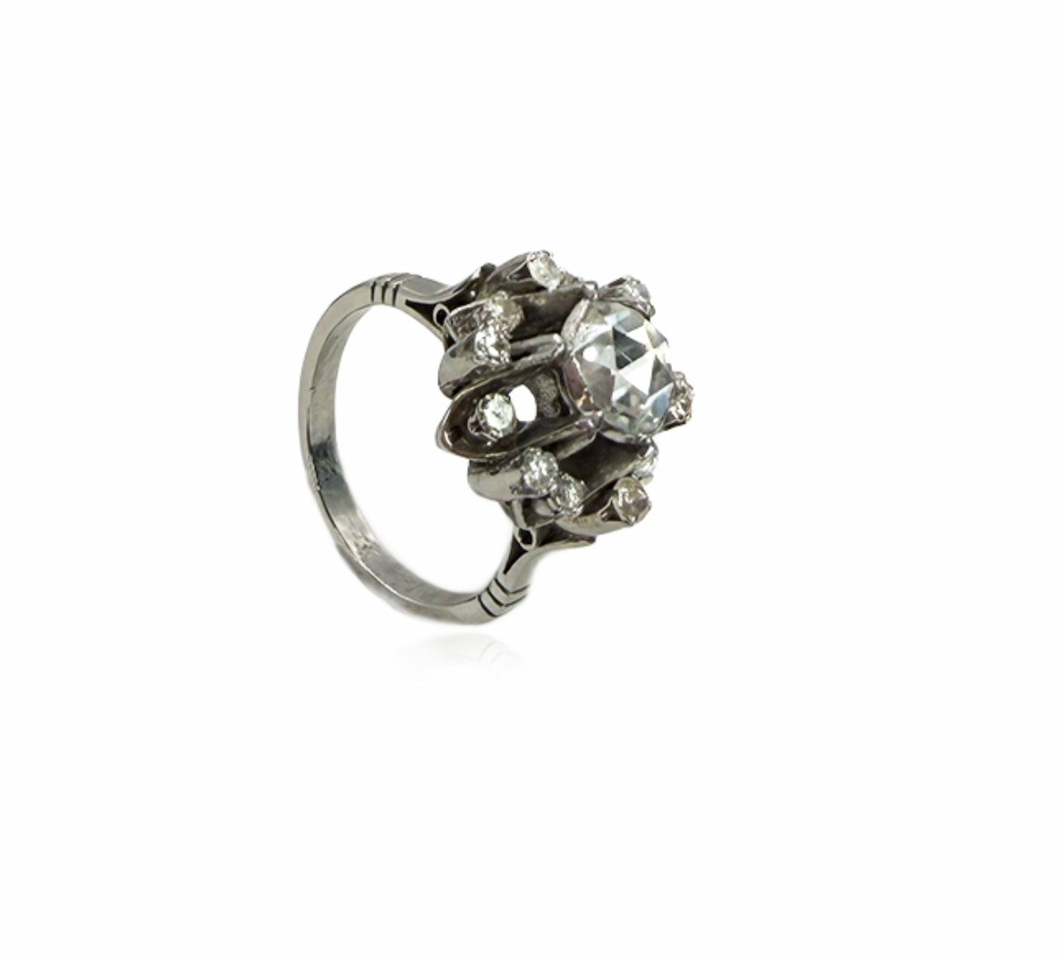Georgian Rose Cut Diamond Ring