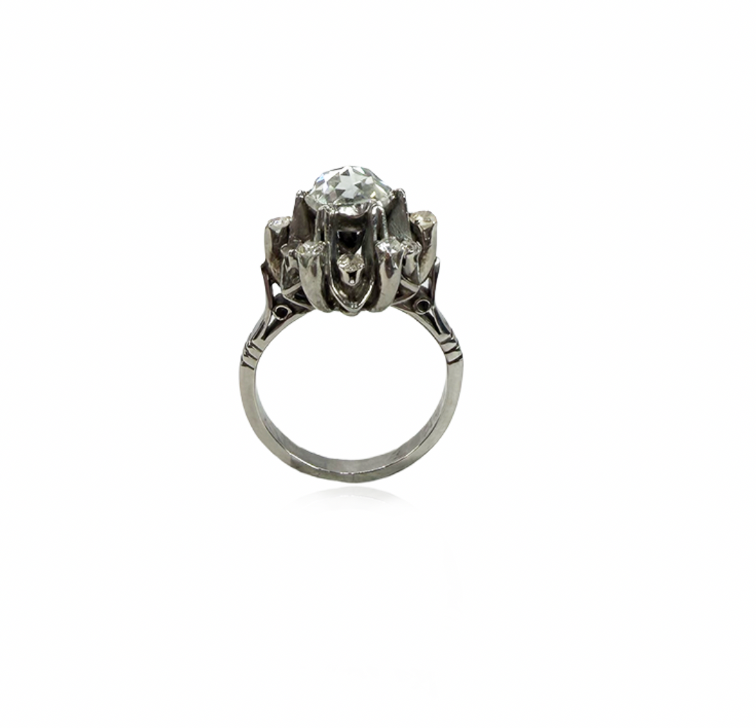 Georgian Rose Cut Diamond Ring