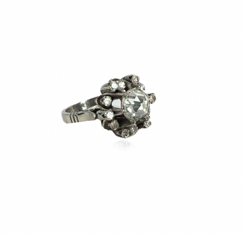 Georgian Rose Cut Diamond Ring