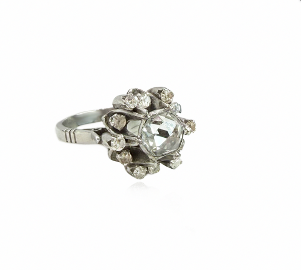 Georgian Rose Cut Diamond Ring