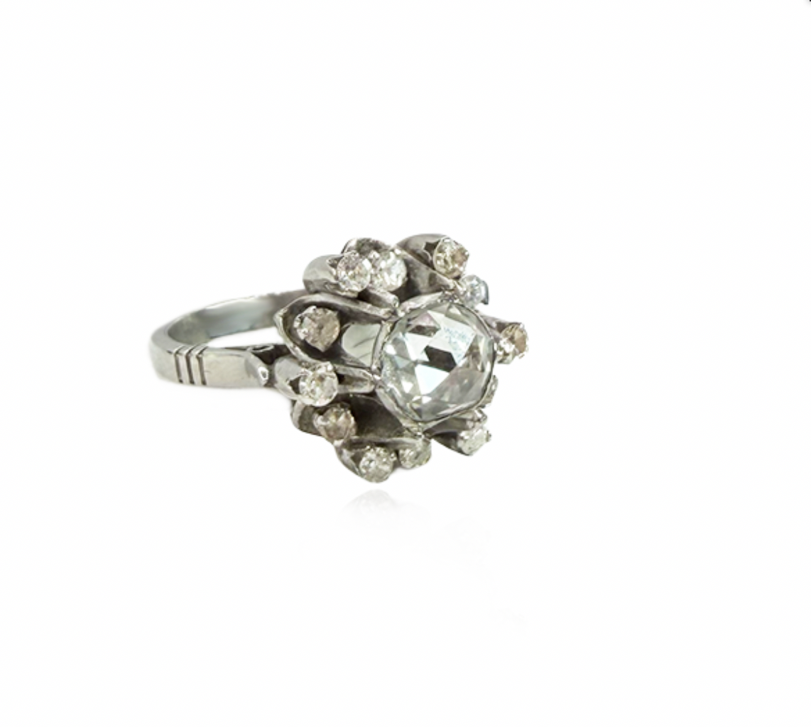 Georgian Rose Cut Diamond Ring