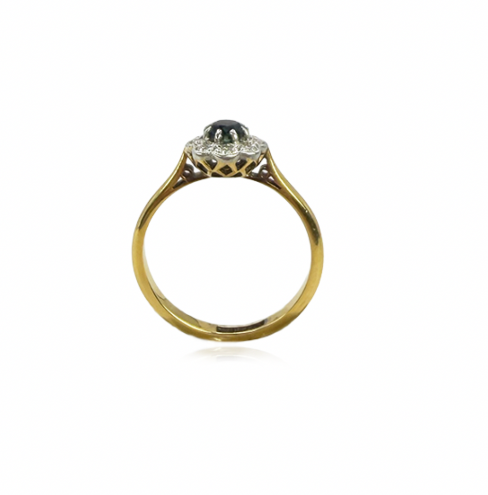 Diamond and Sapphire Ring