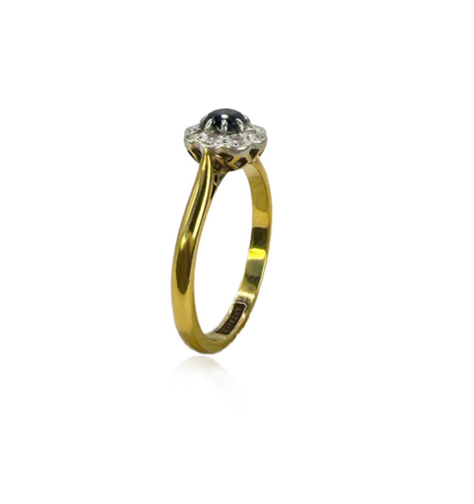 Diamond and Sapphire Ring