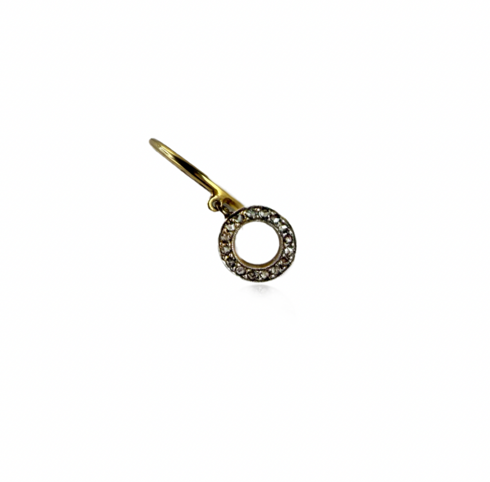 Gold and Diamond Charm Ring