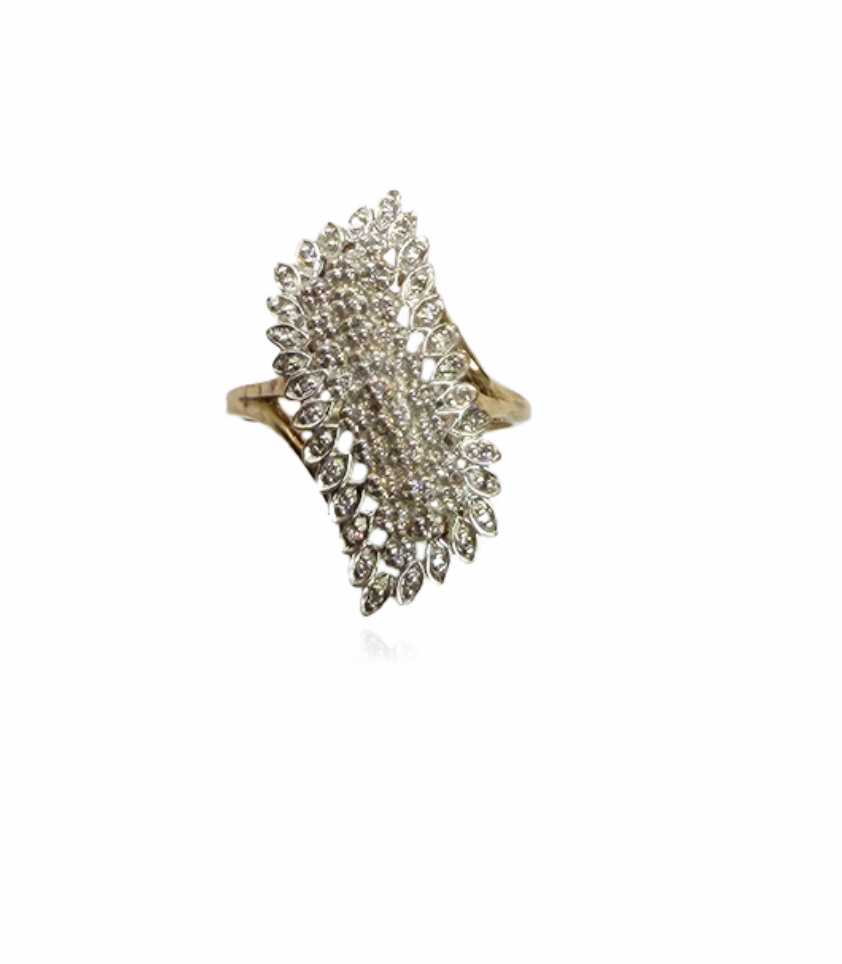 Diamond Cluster Ring