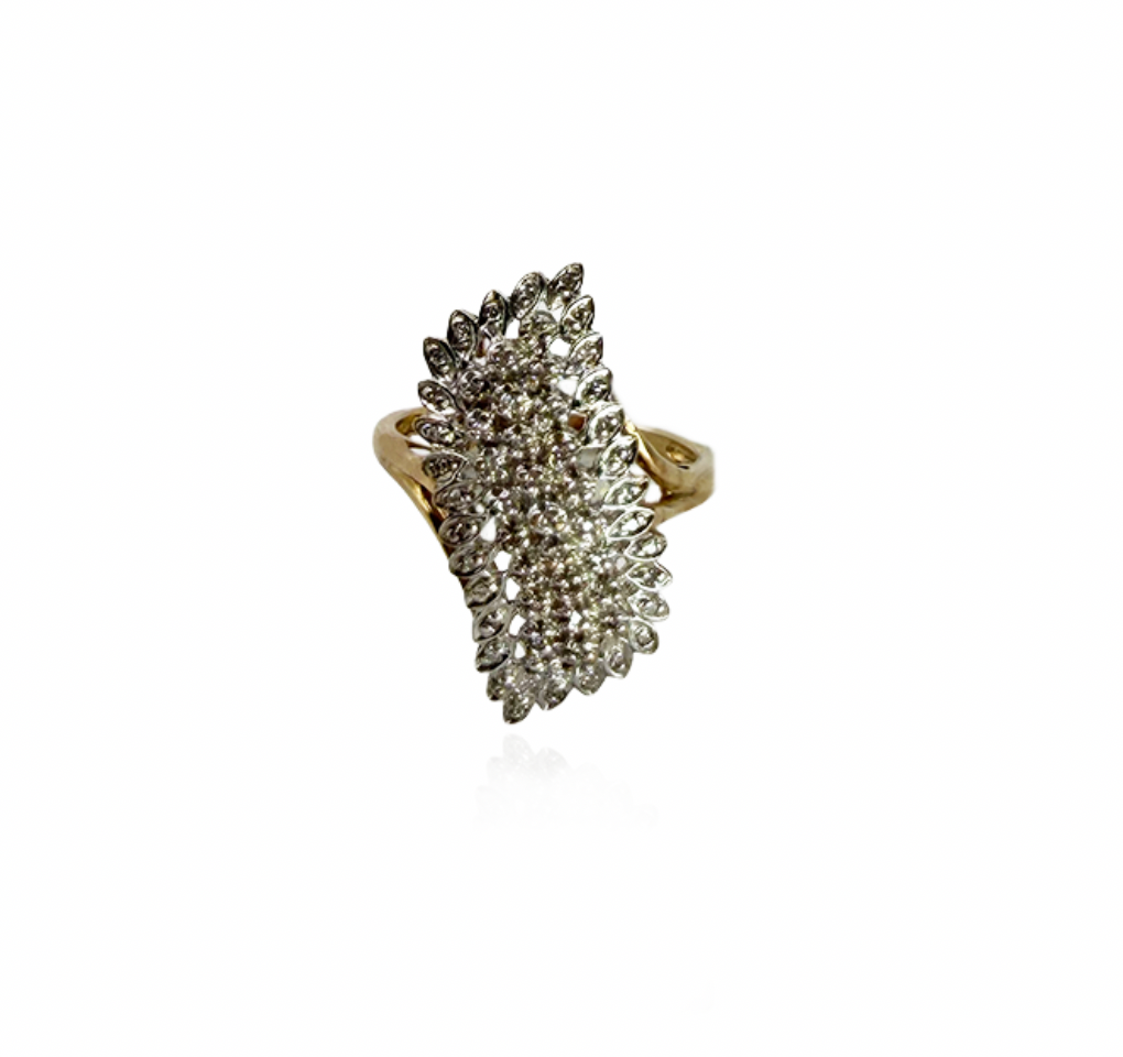 Diamond Cluster Ring