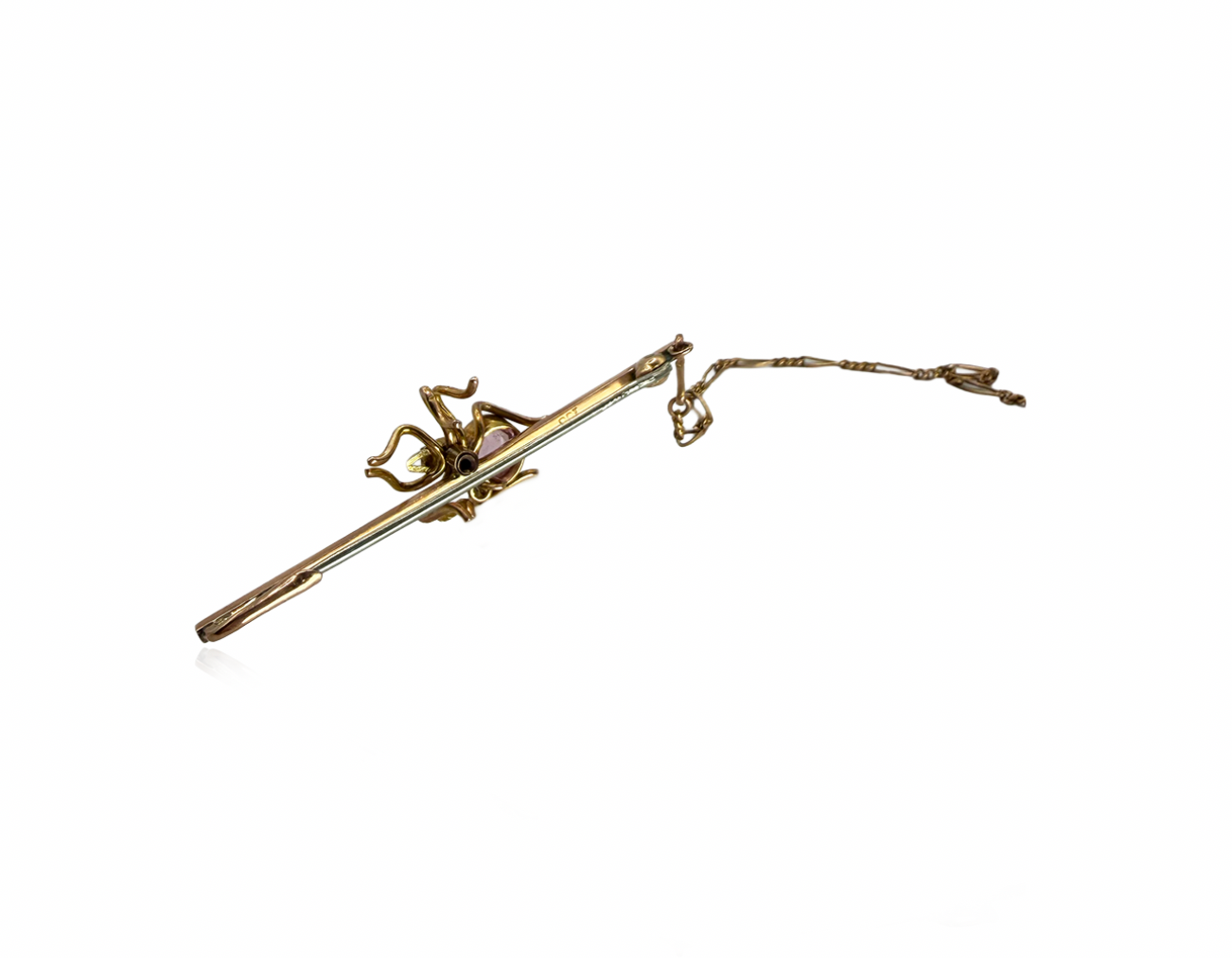 Gold Spider Brooch