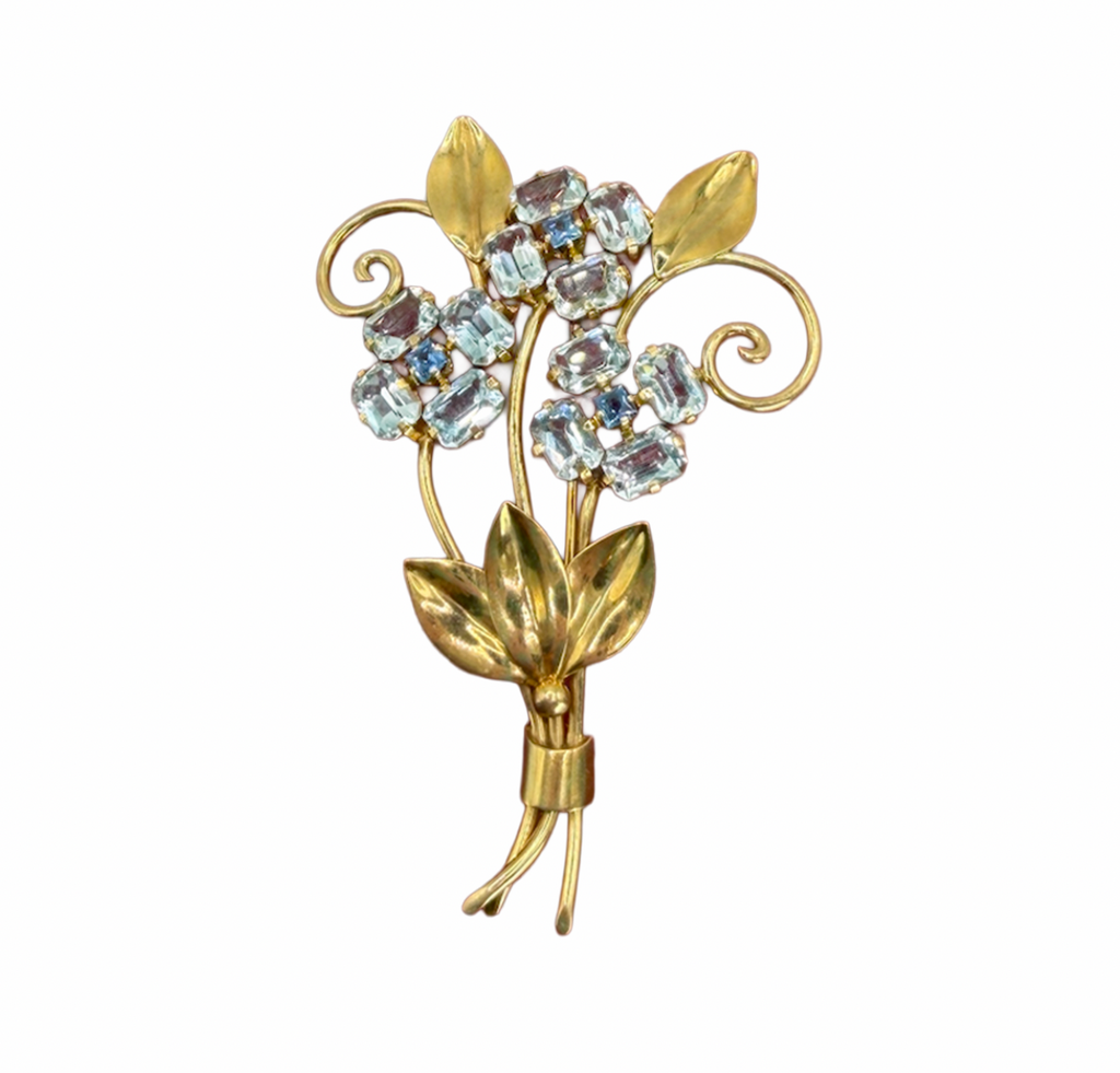 Vintage Cartier Floral Bouquet Brooch