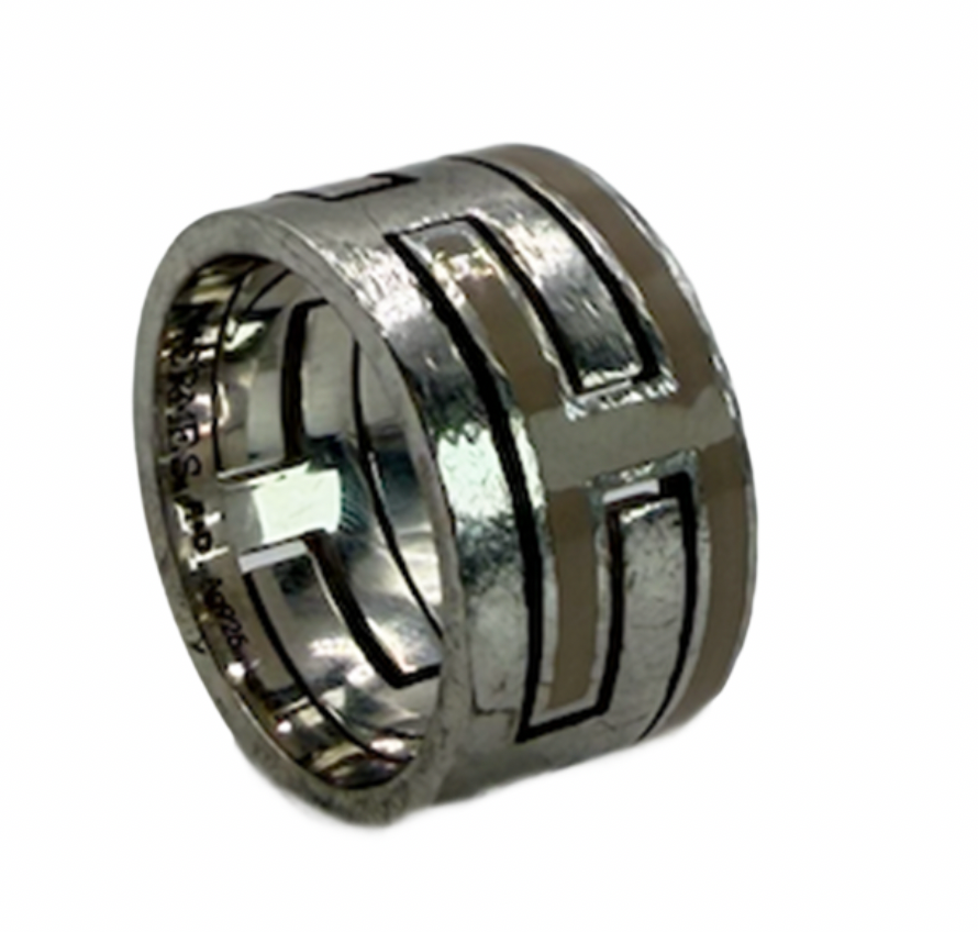 Hermes H Puzzle Ring
