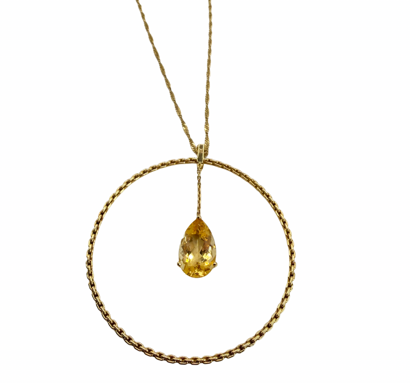 Louis Vuitton Citrine Pendant Necklace