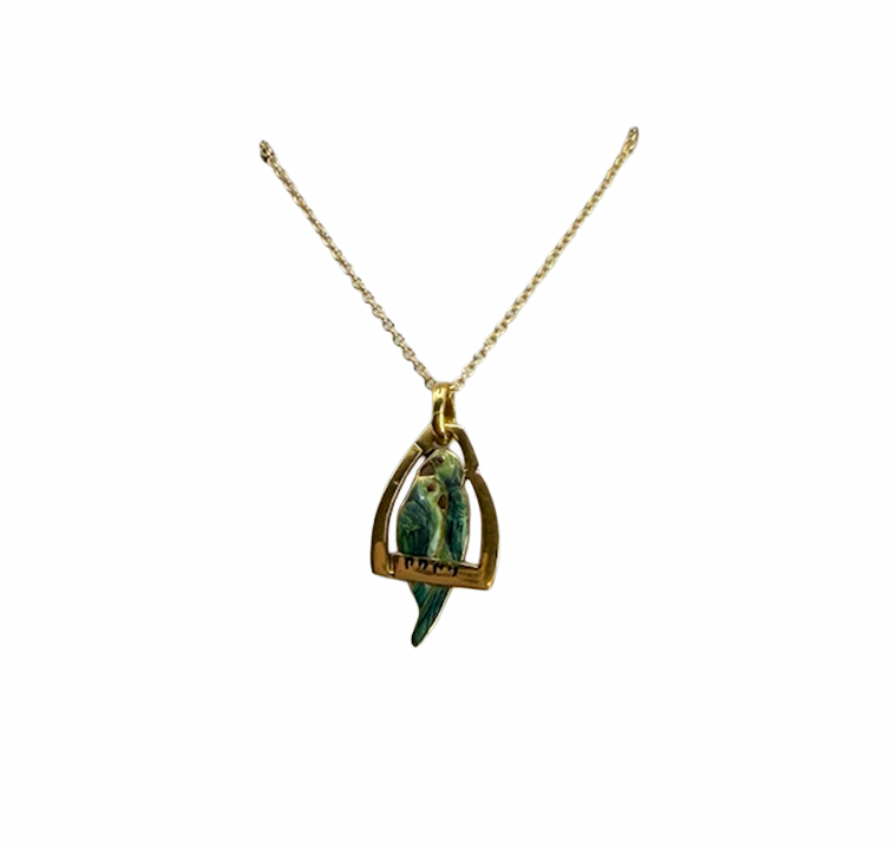 Vintage Cartier Parrot Pendant Necklace