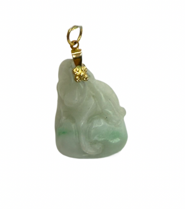 Baby Dragon Jadeite Pendant