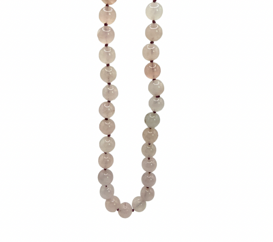 Rose Quartz Beaded Necklace