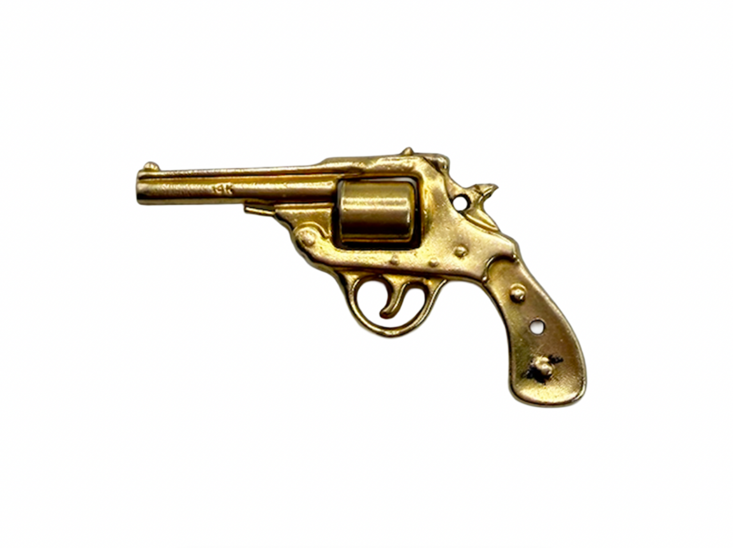 Vintage Revolver Movable Pendant