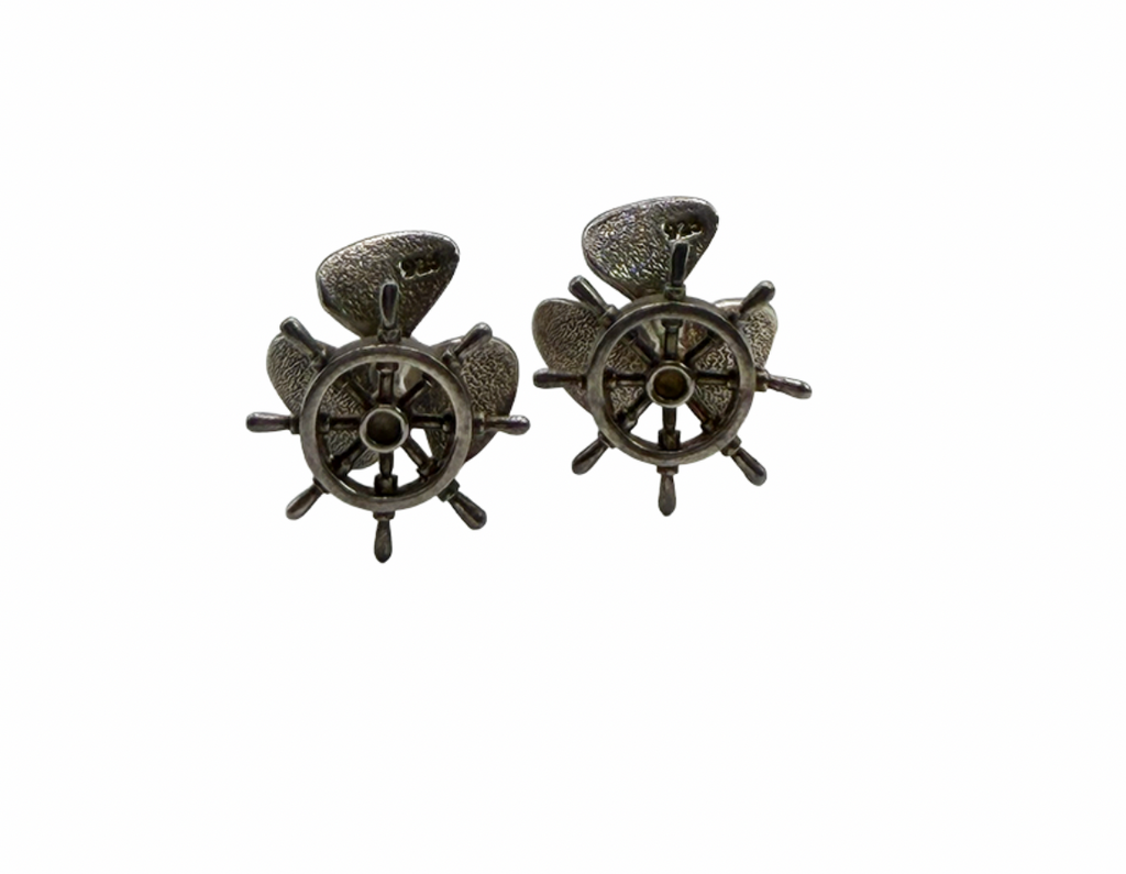 Sterling Silver Nautical Cufflinks