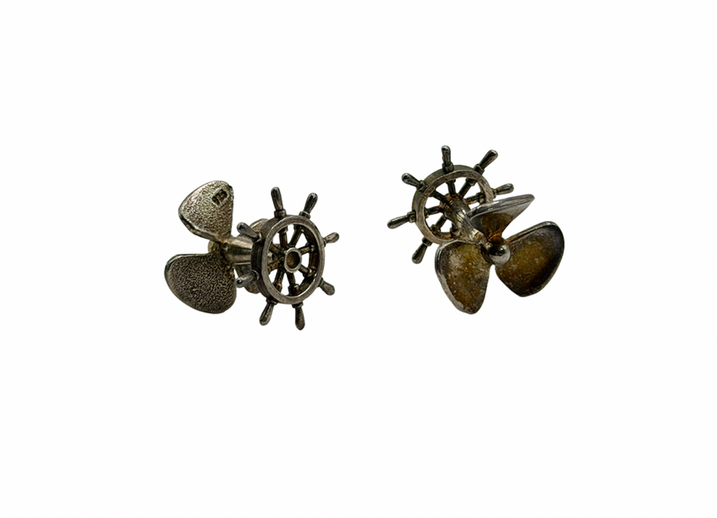 Sterling Silver Nautical Cufflinks