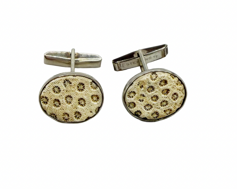 Coral Cufflinks