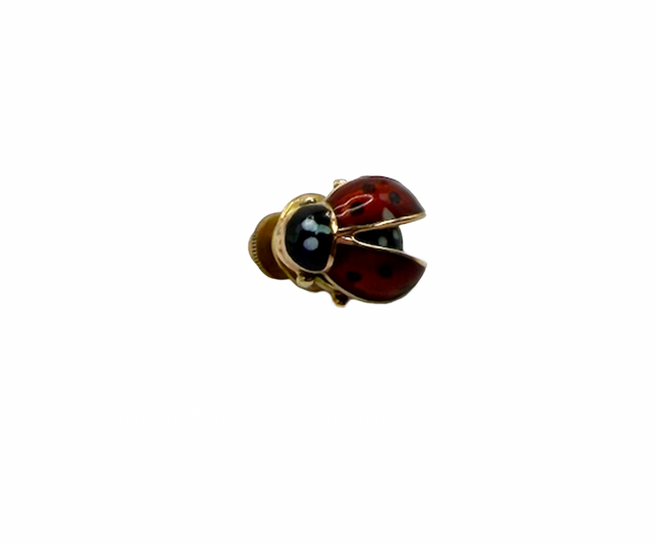 Lady Bug Tack in 14K Gold