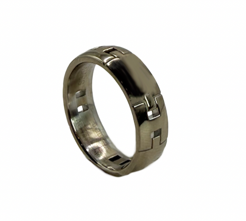 Hermes H White Gold Band